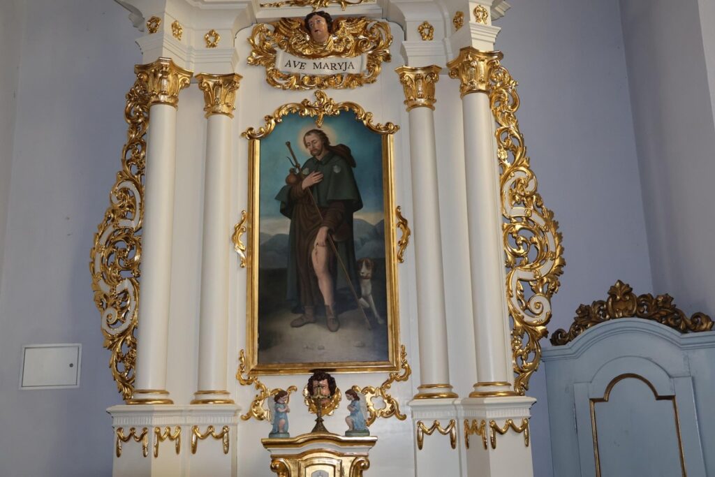 Ołtarz boczny w Parafii p.w. św. Katarzyny Aleksandryjskiej w Śliwicach