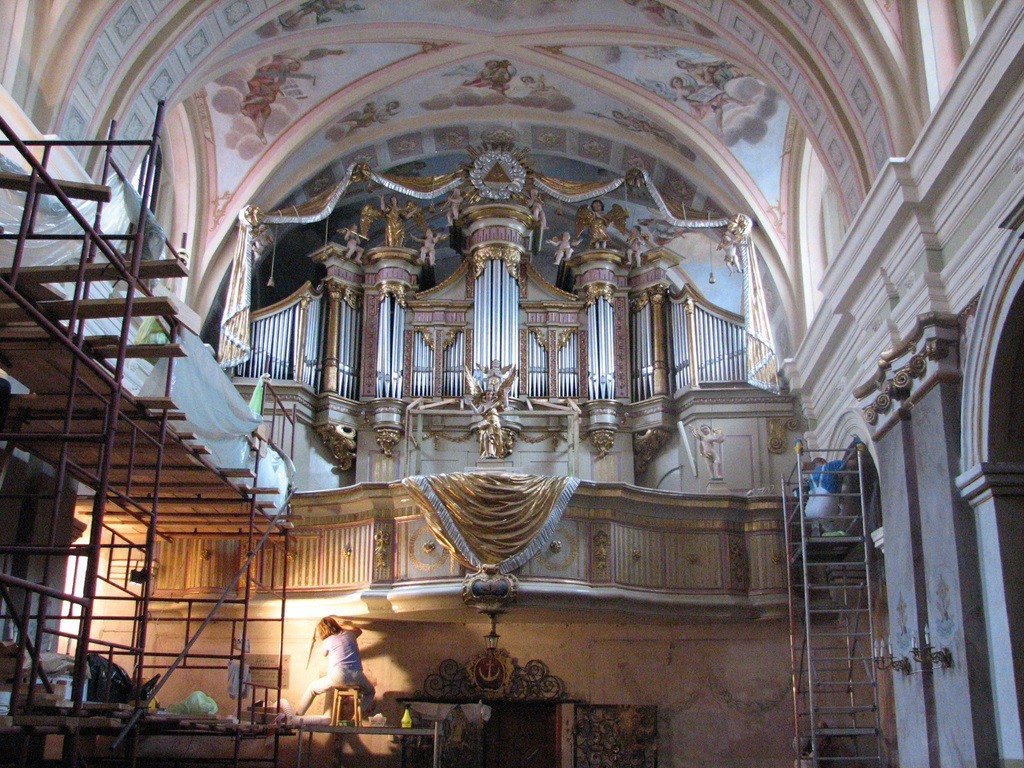 Prospekt organowy z Klasztoru oo. Bernardynów w Skępem