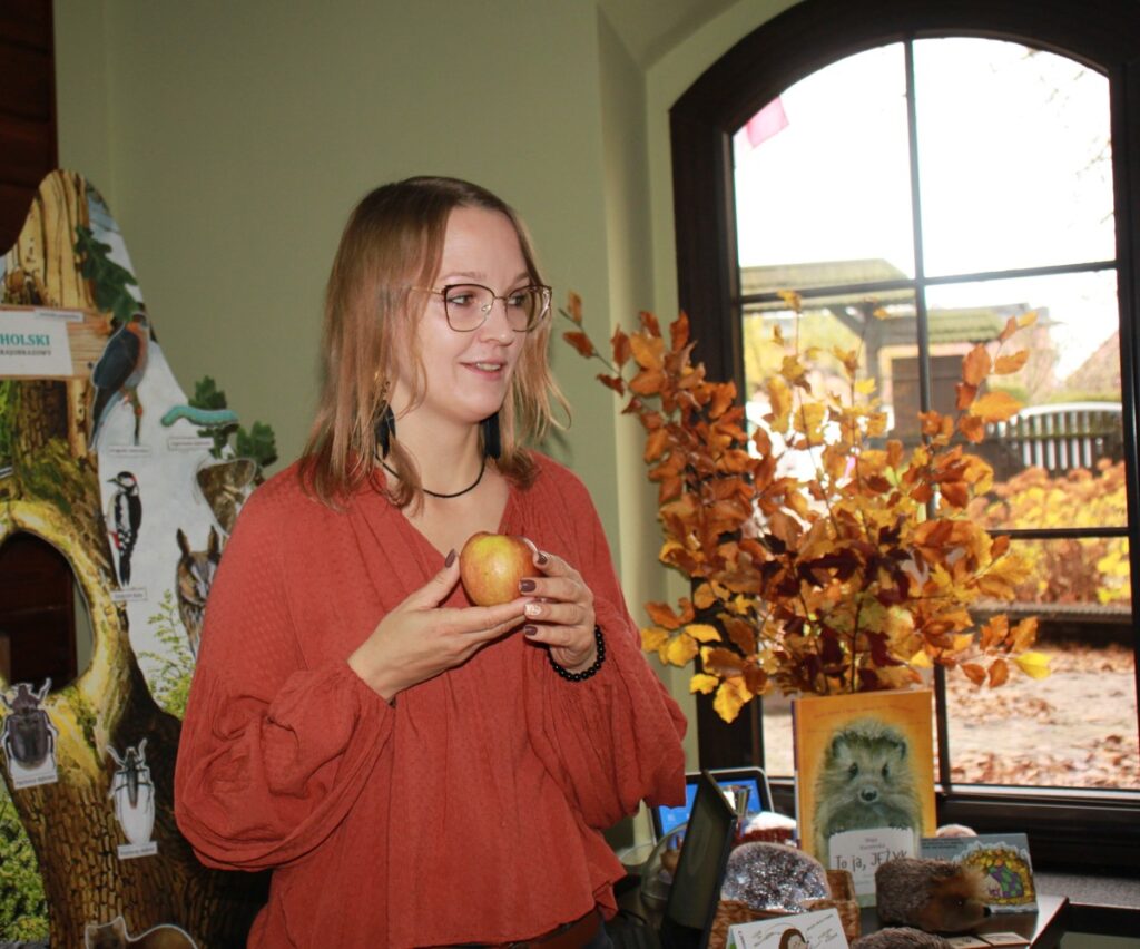 Prelekcja na temat jeży w TPK (fot. D. Borzyszkowska)