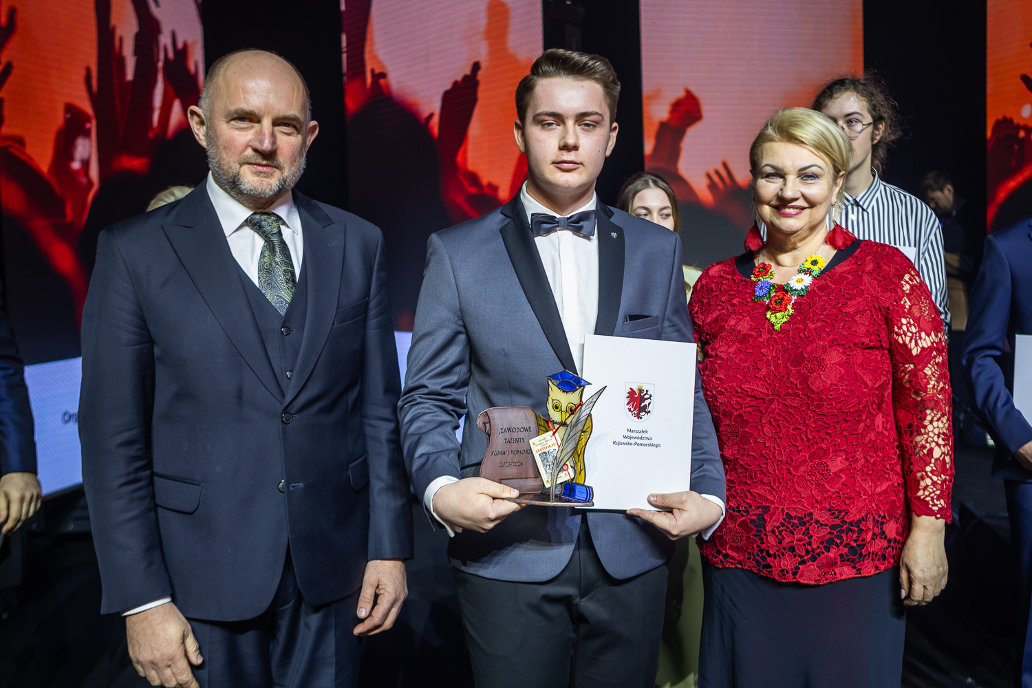 A meeting with last year's scholarship recipients, photo by Szymon Zdziebło/tarantoga.pl for UMWKP