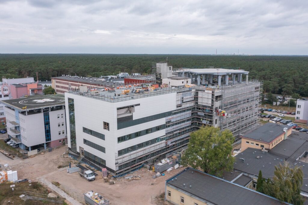 Expansion of the hospital in Włocławek, photo by Mikołaj Kuras for UMWKP Expansion of the hospital in Włocławek, photo by Mikołaj Kuras for UMWKP