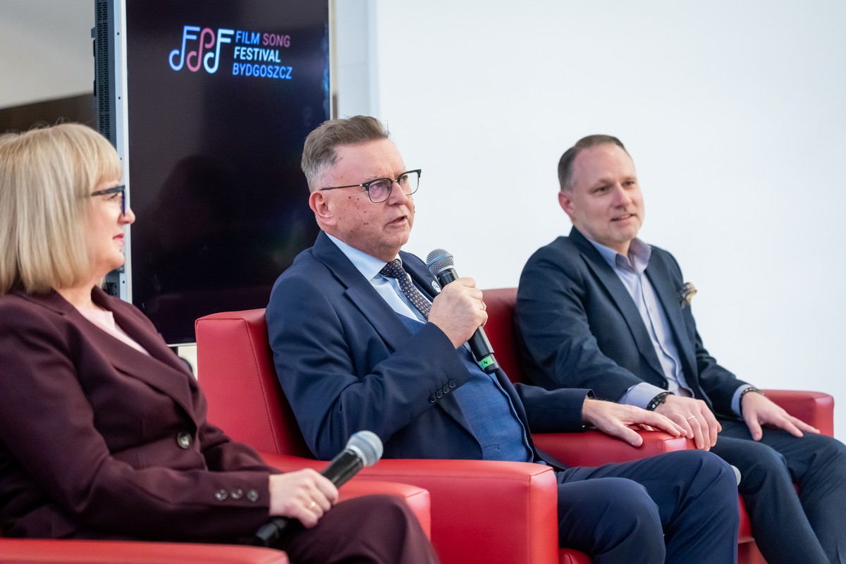 Press conference on the Film Song Festival Bydgoszcz, December 2, 2025, photo by Tomasz Czachorowski/eventphoto for the UMWKP