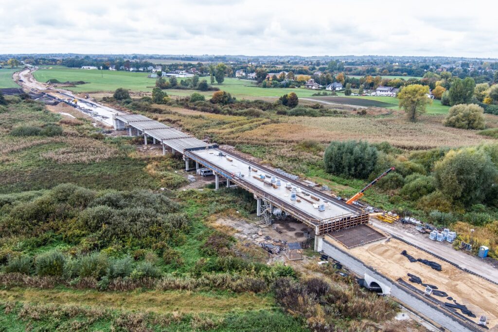 Construction of the Mogilno bypass, photo by Andrzej Goiński / UMWKP