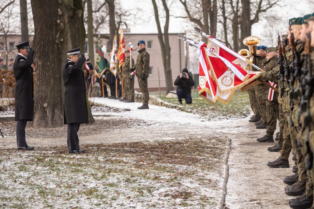 Wojewódzkie obchody Narodowego Dnia Zwycięskiego Powstania Wielkopolskiego, 5 stycznia 2025, Inowrocław, fot. Szymon Zdziebło/tarantoga dla UMWKP