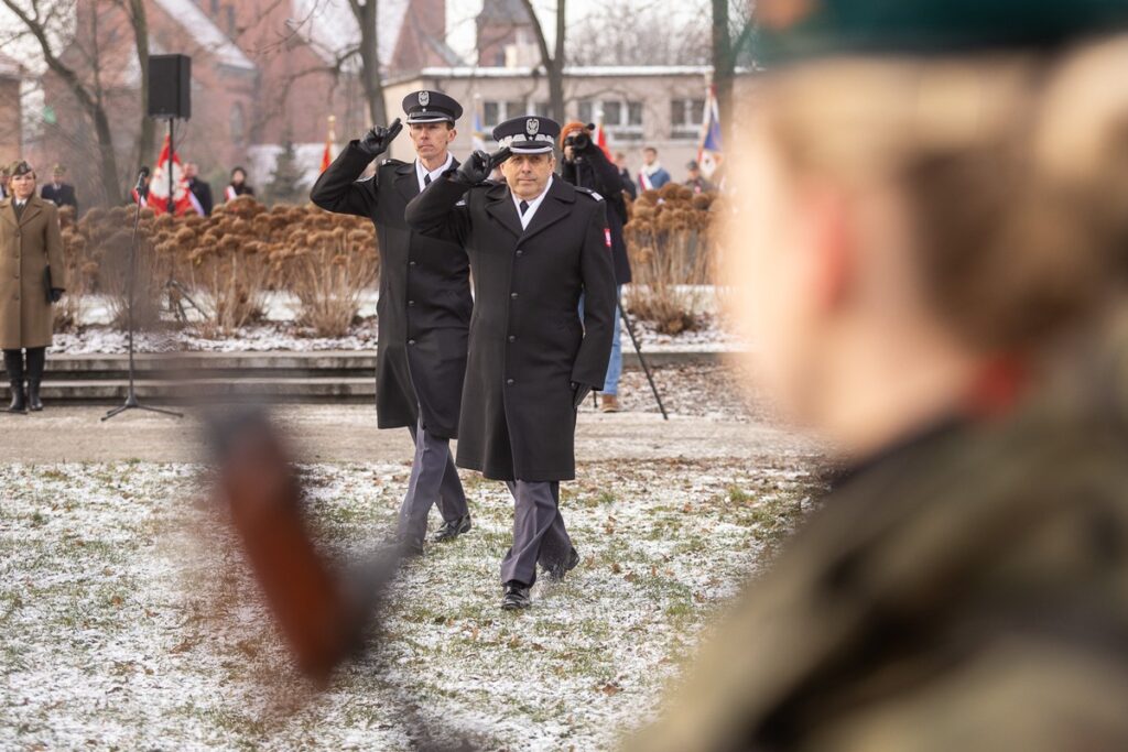 Wojewódzkie obchody Narodowego Dnia Zwycięskiego Powstania Wielkopolskiego, 5 stycznia 2025, Inowrocław, fot. Szymon Zdziebło/tarantoga dla UMWKP