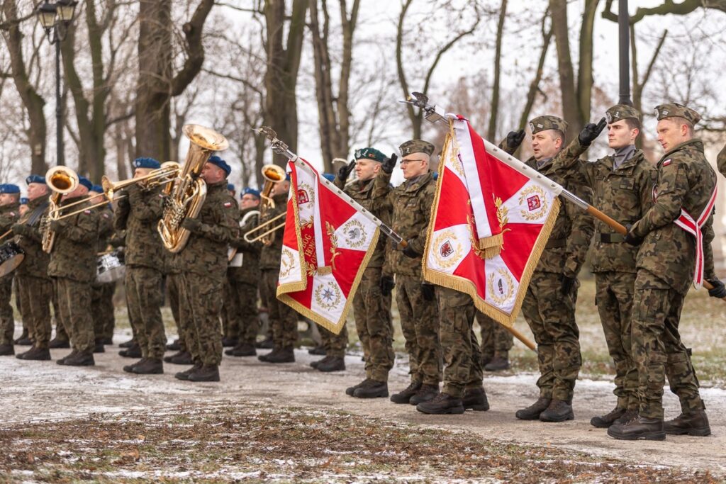 Wojewódzkie obchody Narodowego Dnia Zwycięskiego Powstania Wielkopolskiego, 5 stycznia 2025, Inowrocław, fot. Szymon Zdziebło/tarantoga dla UMWKP