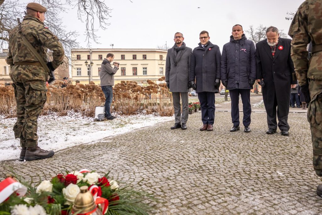 Wojewódzkie obchody Narodowego Dnia Zwycięskiego Powstania Wielkopolskiego, 5 stycznia 2025, Inowrocław, fot. Szymon Zdziebło/tarantoga dla UMWKP