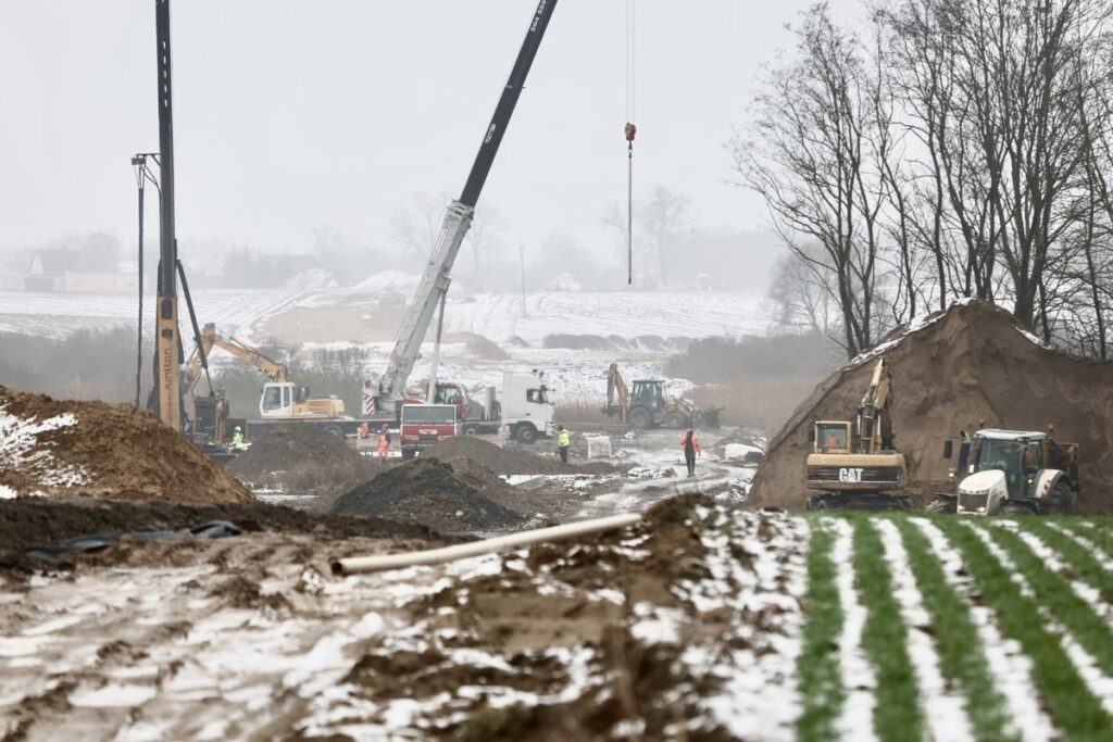 Budowa obwodnicy Mogilna, fot .Andrzej Goiński/UMWKP