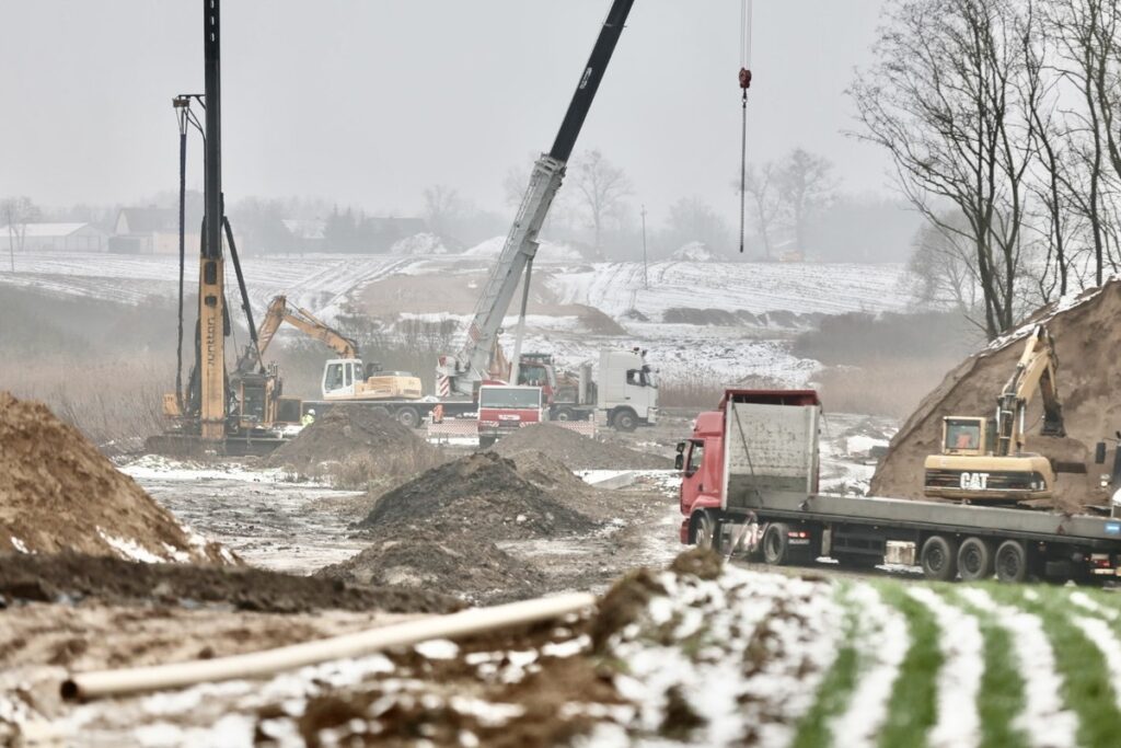 Budowa obwodnicy Mogilna, fot .Andrzej Goiński/UMWKP