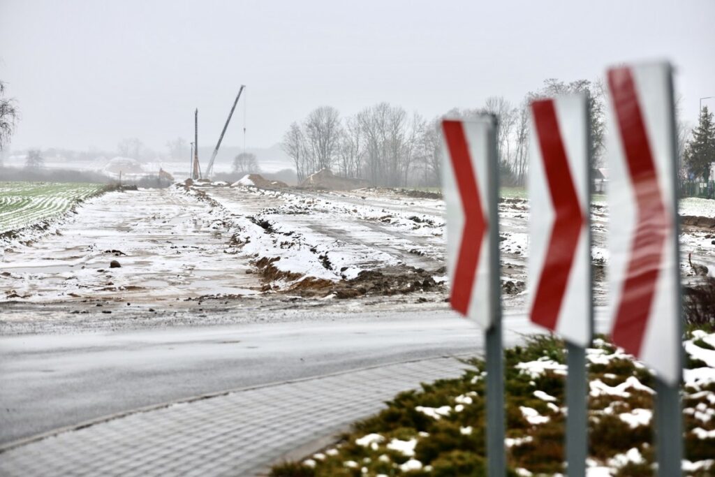 Budowa obwodnicy Mogilna, fot .Andrzej Goiński/UMWKP