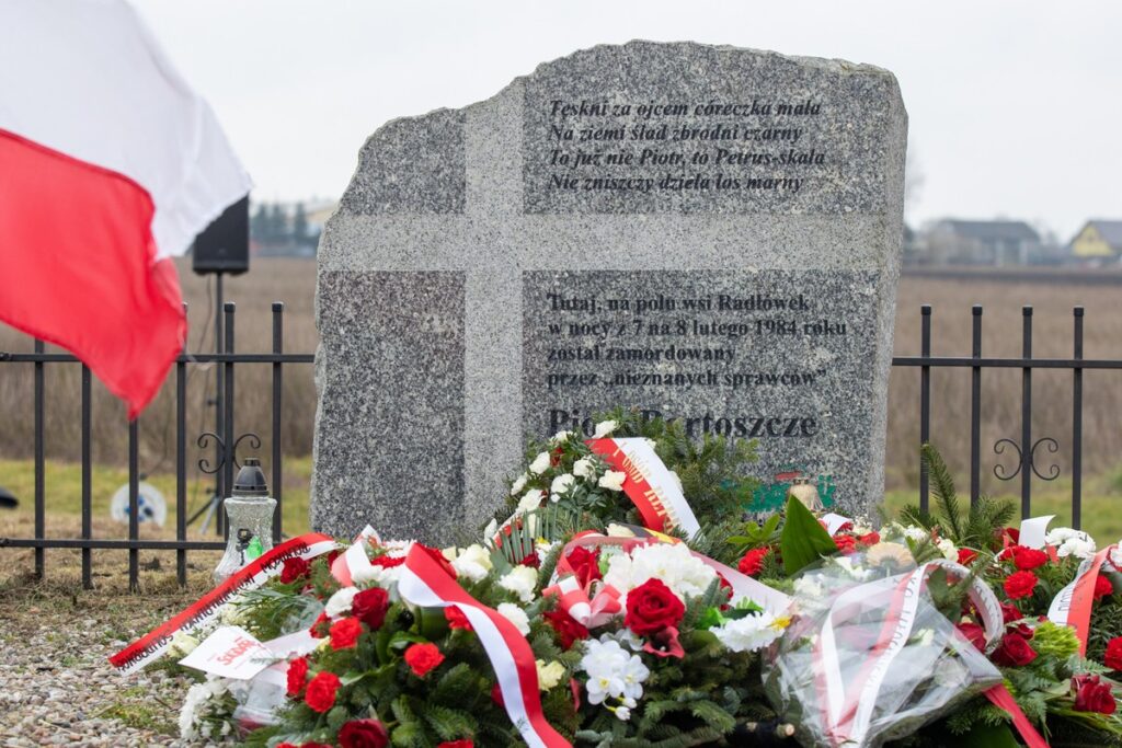 Commemoration of the 41st anniversary of Piotr Bartoszcze's death, photo by Mikołaj Kuras for UMWKP