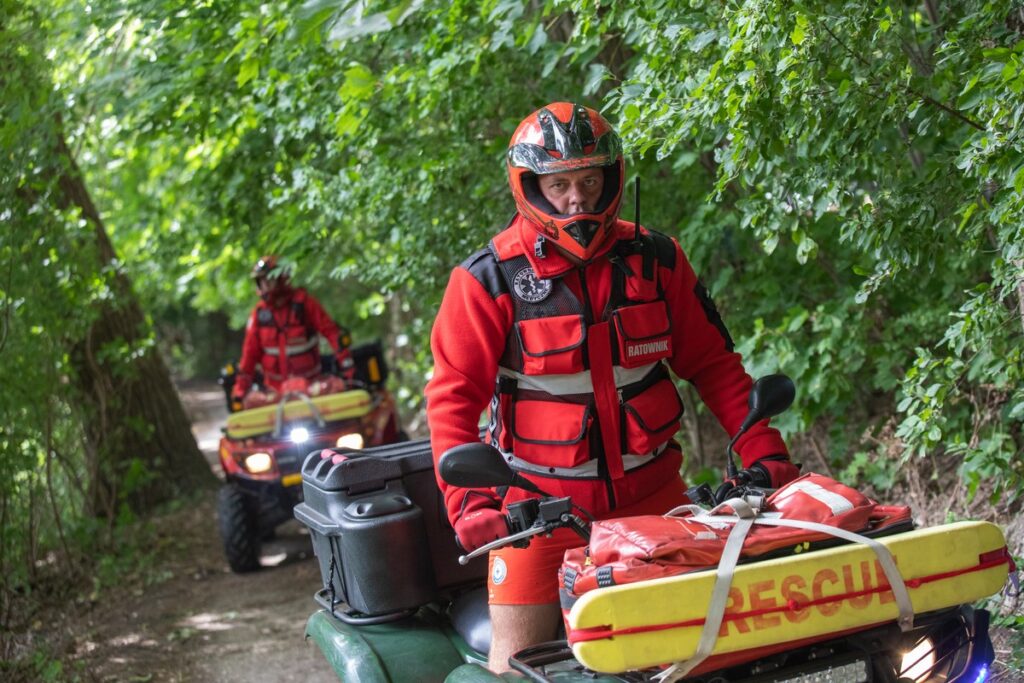 Kruszwica. Volunteer Water Rescue Service, photo by Mikołaj Kuras for UMWKP