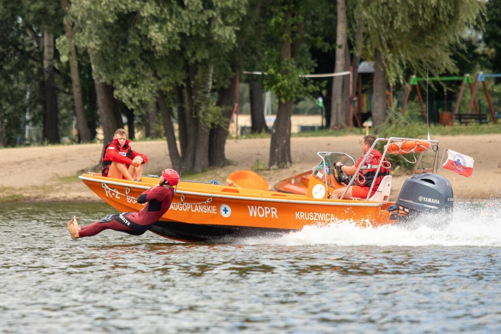 Kruszwica. Volunteer Water Rescue Service, photo by Mikołaj Kuras for UMWKP