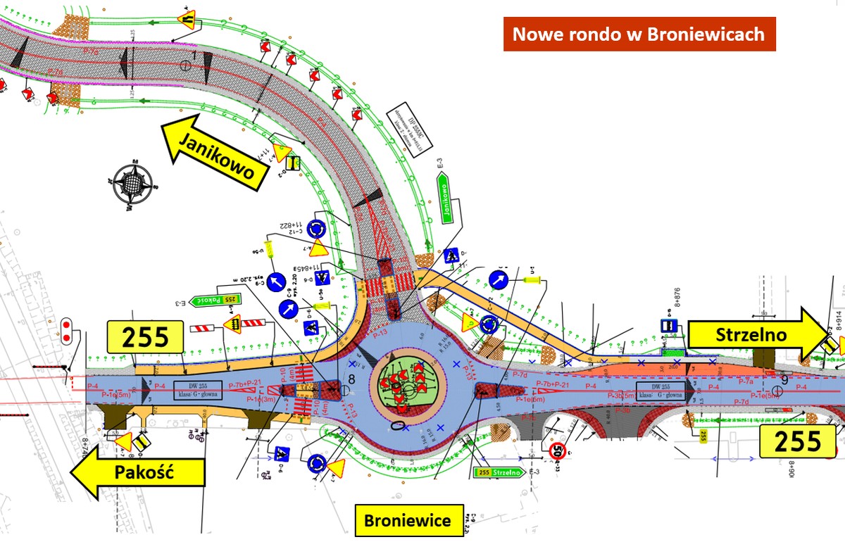 Rondo Broniewice, graf. ZDW