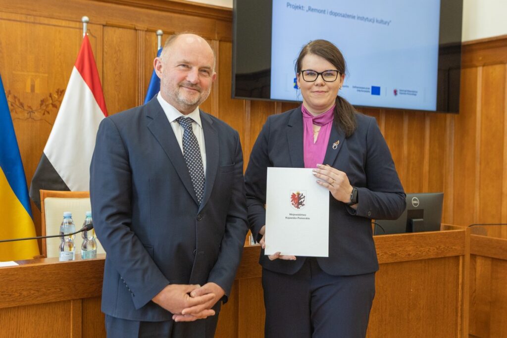 Wręczenie umów FEdKP 2021-2027, 16 maja 2025 r., fot. Mikołaj Kuras dla UMWKP