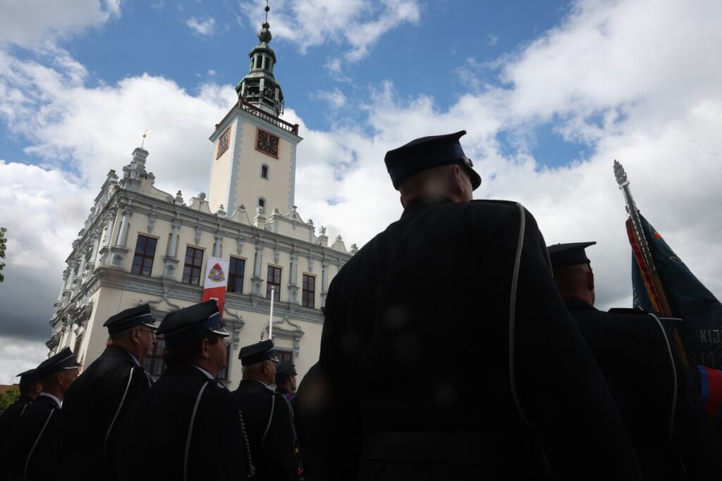 Wojewódzkie obchody Dnia Strażaka w Chełmnie, fot. Mikołaj Kuras dla UMWKP