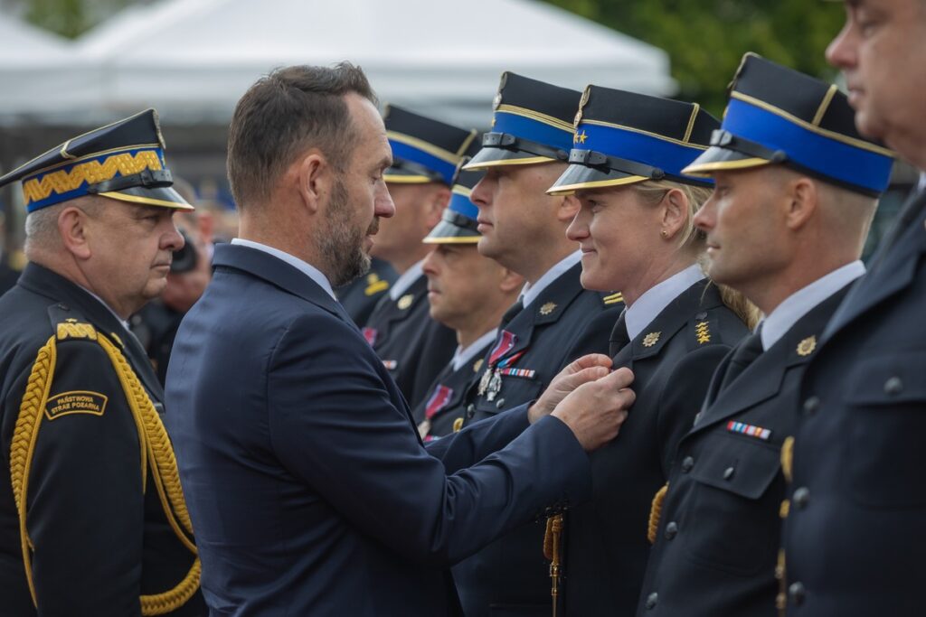Wojewódzkie obchody Dnia Strażaka w Chełmnie, fot. Mikołaj Kuras dla UMWKP