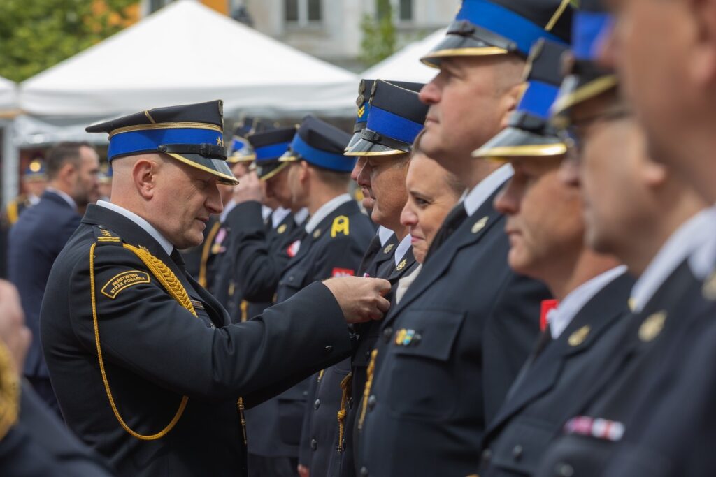 Wojewódzkie obchody Dnia Strażaka w Chełmnie, fot. Mikołaj Kuras dla UMWKP