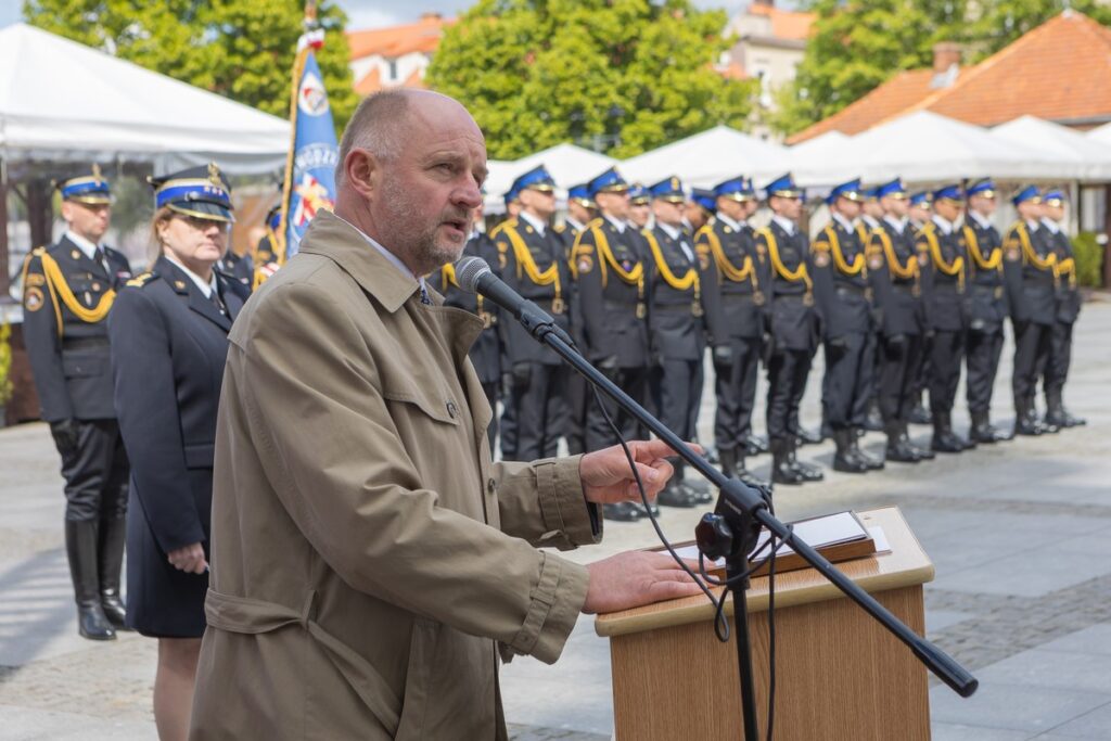 Wojewódzkie obchody Dnia Strażaka w Chełmnie, fot. Mikołaj Kuras dla UMWKP