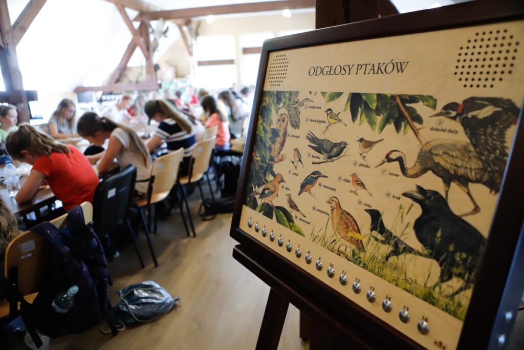 Educational base in the Gorzno-Lidzbark Landscape Park Photo by Mikołaj Kuras for UMWKP