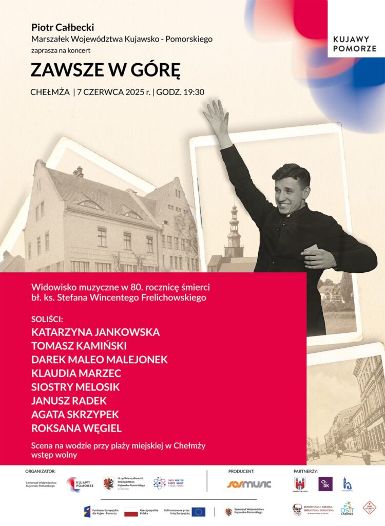 Plakat - zaproszenie na koncert „zawsze w górę” 7 czerwca, godzina 19:30