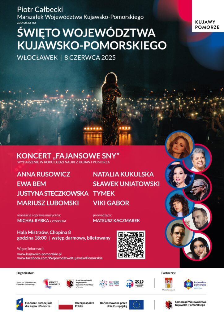 Plakat - zaproszenie na koncert „fajansowe sny” 8 czerwca, godzina 18:00,