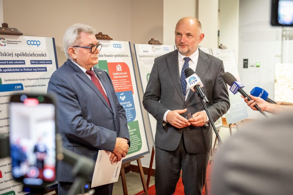 Meeting on the occasion of the 100th anniversary of Cooperative Day in Poland, photo: Szymon Zdziebło/tarantoga.pl for UMWKP