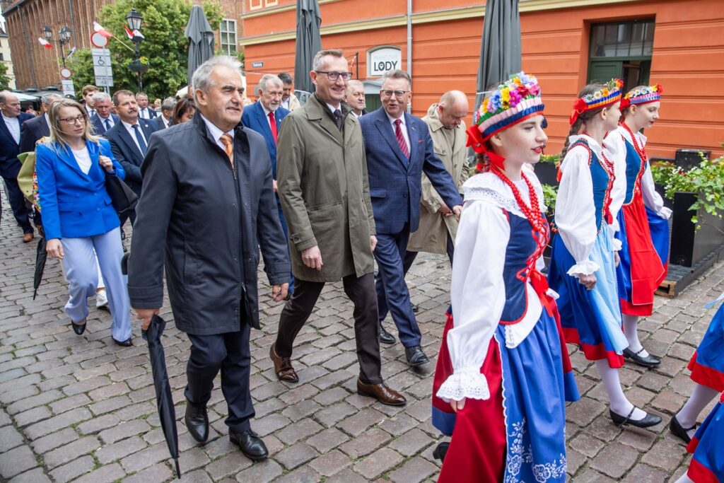 Oficjalne uroczystości z okazji Święta Województwa, Toruń, 9 czerwca 2025 r., fot. Andrzej Goiński/UMWKP