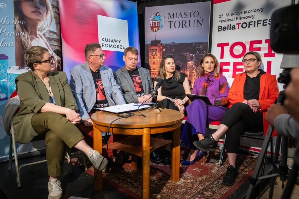 Press conference of the organisers of the Bella Tofifest festival, photo: Szymon Zdziebło/tarantoga.pl for UMWKP