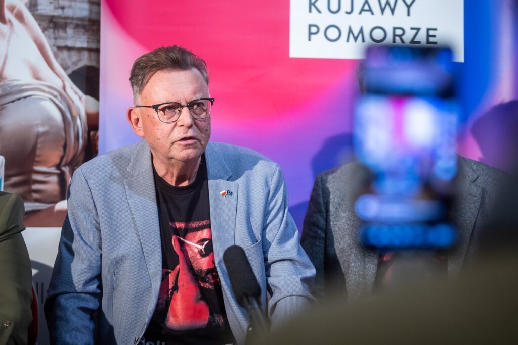 Press conference of the organisers of the Bella Tofifest festival, photo: Szymon Zdziebło/tarantoga.pl for UMWKP
