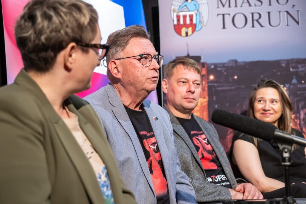 Press conference of the organisers of the Bella Tofifest festival, photo: Szymon Zdziebło/tarantoga.pl for UMWKP