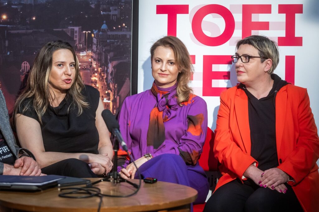 Press conference of the organisers of the Bella Tofifest festival, photo: Szymon Zdziebło/tarantoga.pl for UMWKP