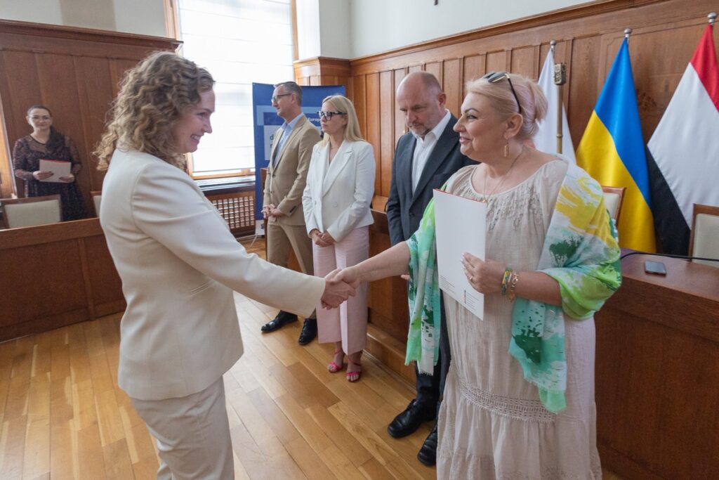 Uroczystość podpisania umów FEdKP, fot. Mikołaj Kuras dla UMWKP