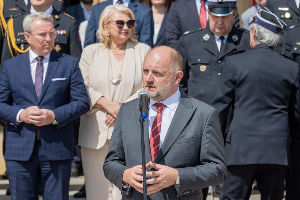 Przekazanie sprzętu jednostkom OSP, fot. Mikołaj Kuras dla UMWKP