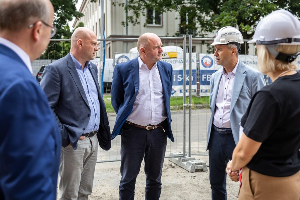 Visit to the Młyn Energii Construction Site in Grudziądz, photo by Szymon Zdziebło / tarantoga for UMWKP