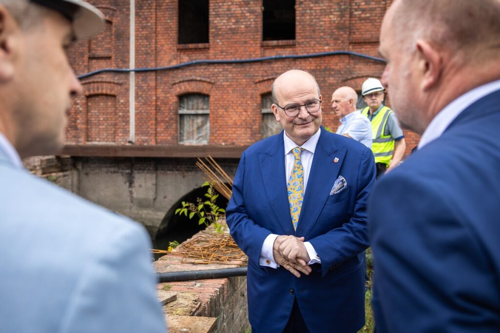 Visit to the Młyn Energii Construction Site in Grudziądz, photo by Szymon Zdziebło / tarantoga for UMWKP