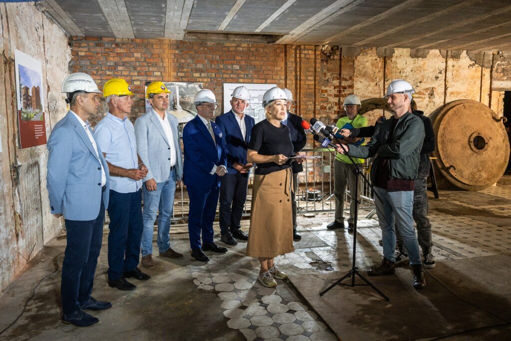 Visit to the Młyn Energii Construction Site in Grudziądz, photo by Szymon Zdziebło / tarantoga for UMWKP
