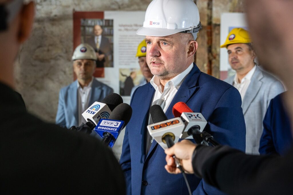 Visit to the Młyn Energii Construction Site in Grudziądz, photo by Szymon Zdziebło / tarantoga for UMWKP
