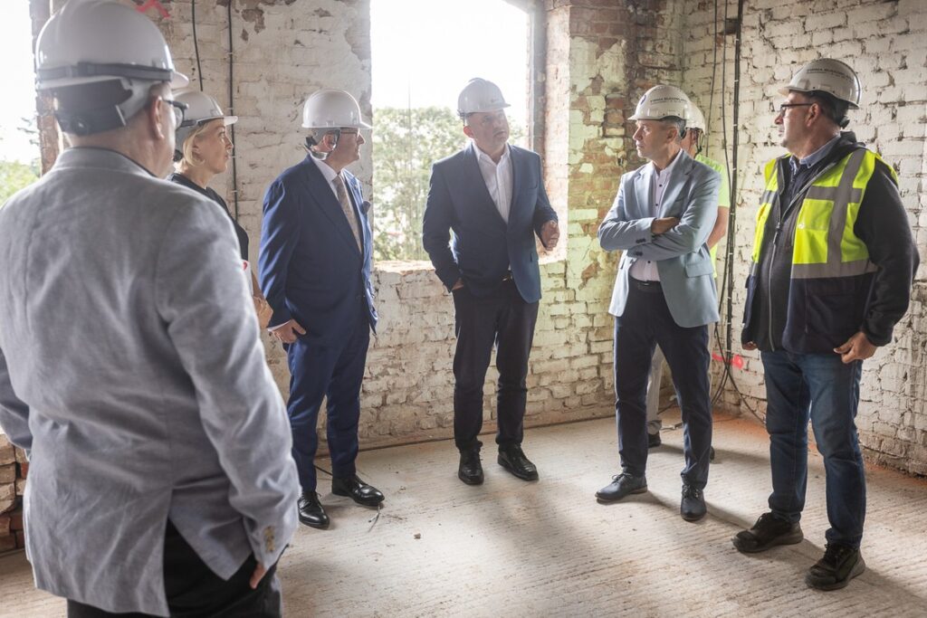 Visit to the Młyn Energii Construction Site in Grudziądz, photo by Szymon Zdziebło / tarantoga for UMWKP
