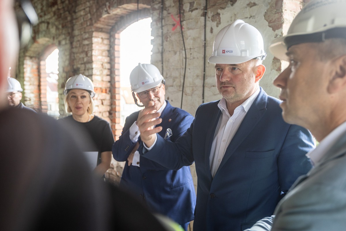 Visit to the Młyn Energii Construction Site in Grudziądz, photo by Szymon Zdziebło / tarantoga for UMWKP