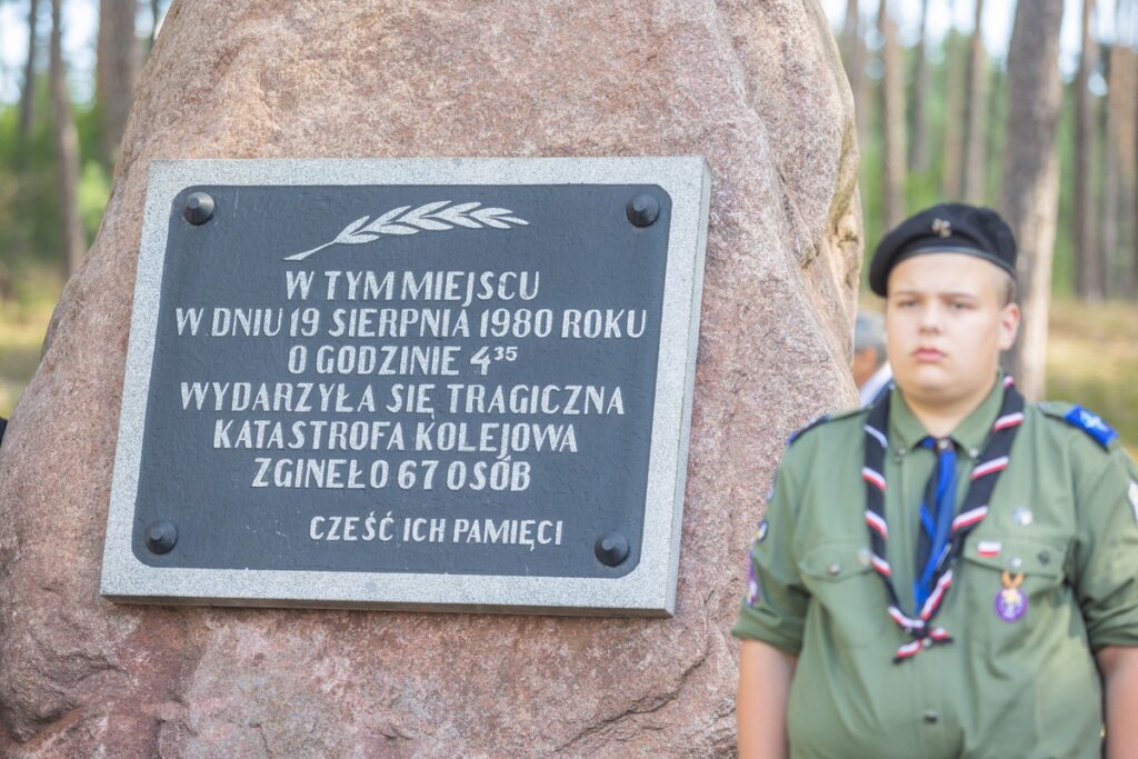 Ceremony commemorating the victims of the Otłoczyn disaster, August 19, 2025, photo by Mikołaj Kuras for UMWKP