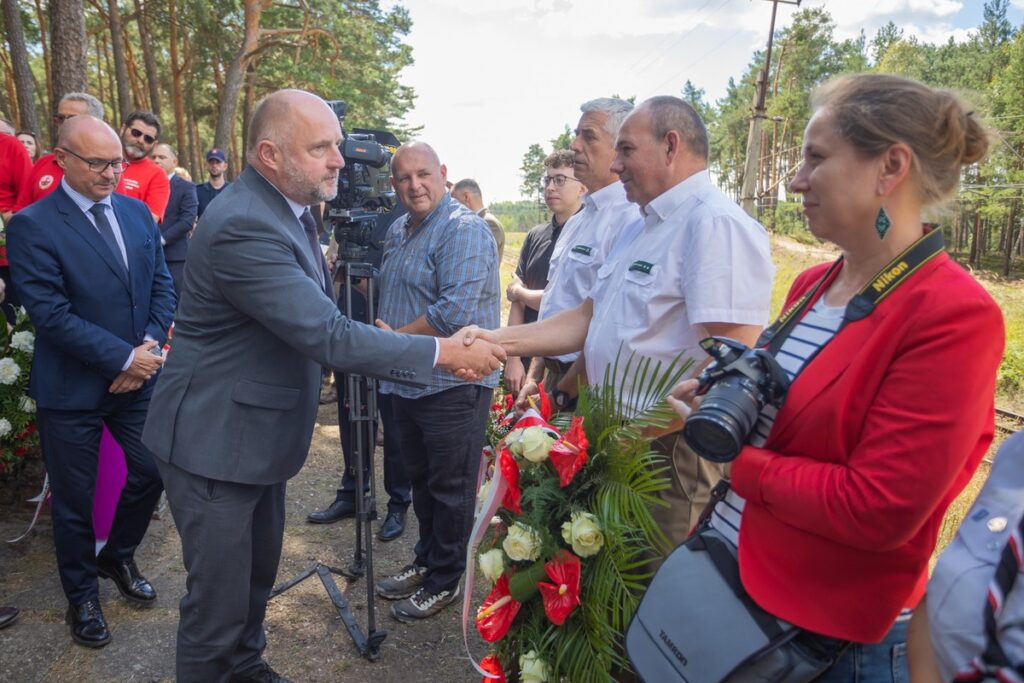Ceremony commemorating the victims of the Otłoczyn disaster, August 19, 2025, photo by Mikołaj Kuras for UMWKP