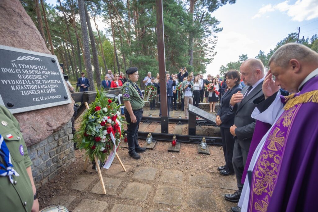 Ceremony commemorating the victims of the Otłoczyn disaster, August 19, 2025, photo by Mikołaj Kuras for UMWKP