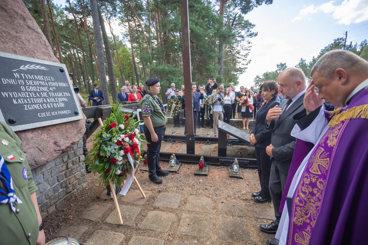 Ceremony commemorating the victims of the Otłoczyn disaster, August 19, 2025, photo by Mikołaj Kuras for UMWKP