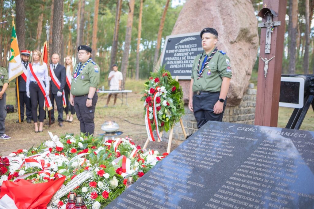 Ceremony commemorating the victims of the Otłoczyn disaster, August 19, 2025, photo by Mikołaj Kuras for UMWKP