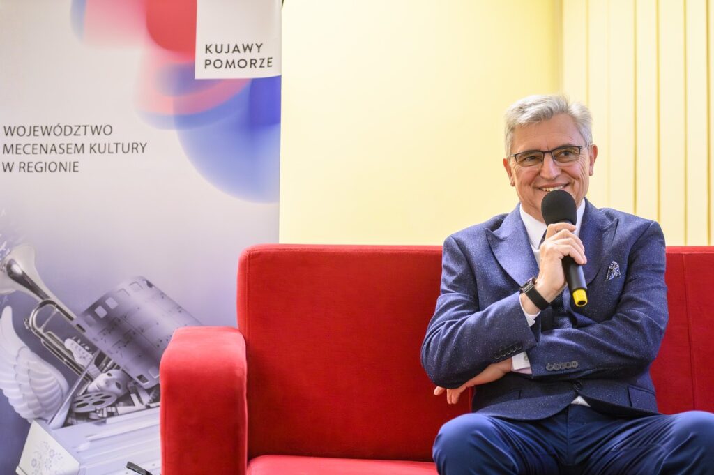 Spotkanie autorskie Lecha Różańskiego, fot. Tomasz Dorawa Książnica Kopernikańska