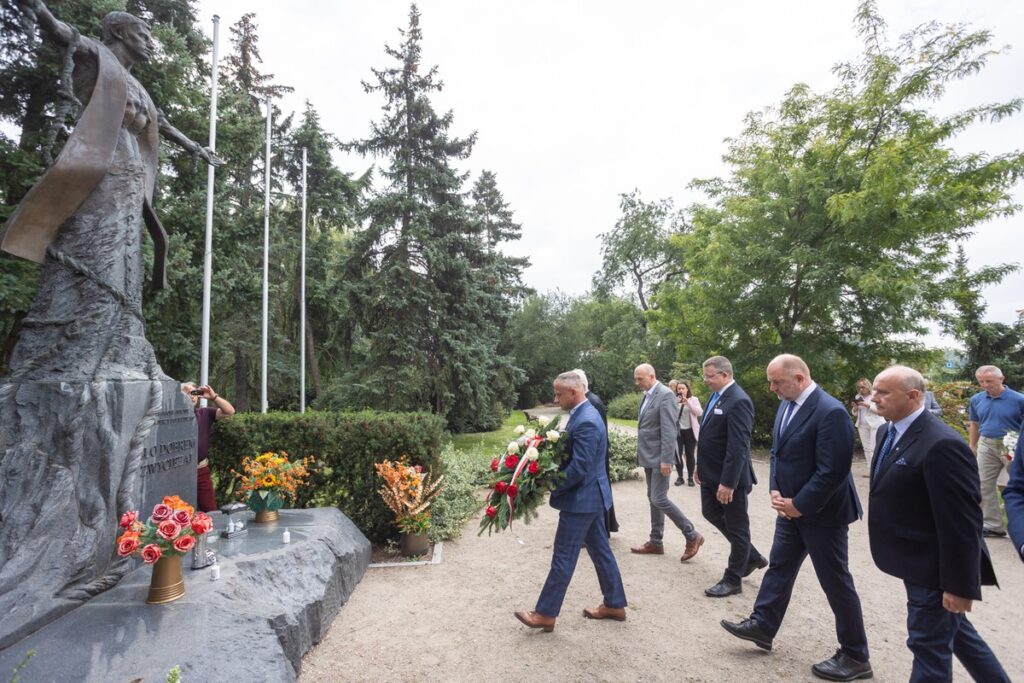 Obchody 45. rocznicy Porozumień Sierpniowych, Toruń, fot. Mikołaj Kuras dla UMWKP