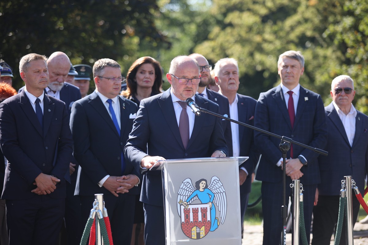 Commemoration of the 86th anniversary of the outbreak of World War II in Toruń, photo by Mikołaj Kuras for UMWKP