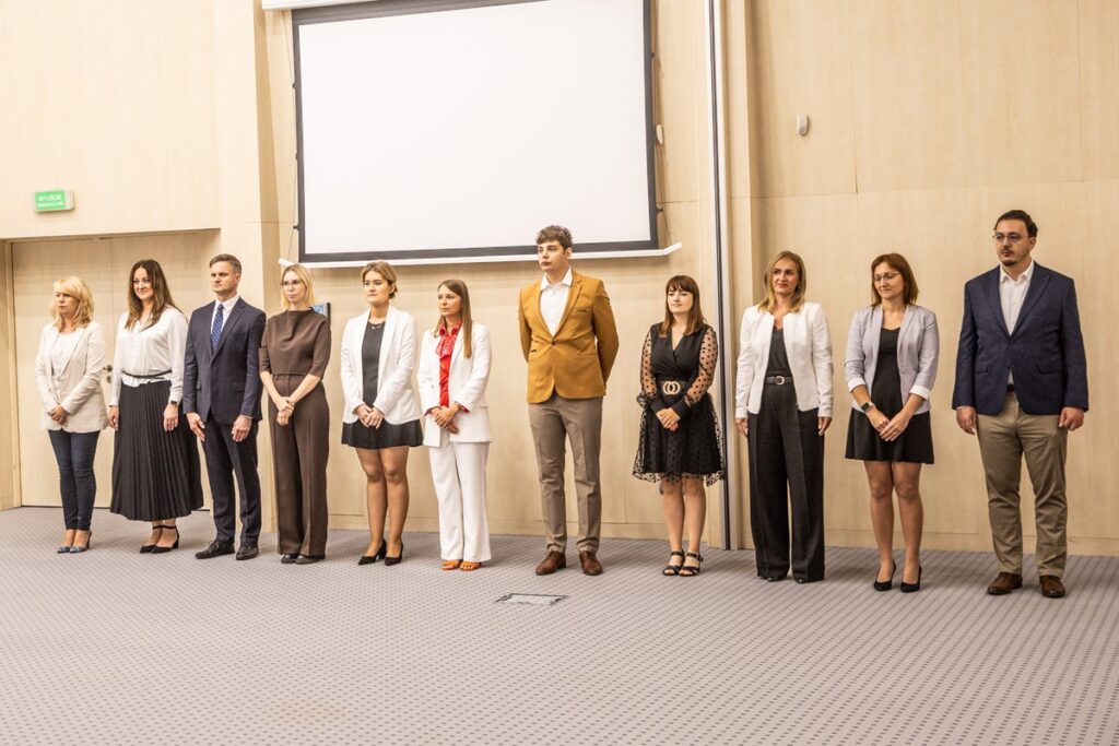 New officials taking their oath of office, 1 September 2025, photo: Andrzej Goiński/UMWKP