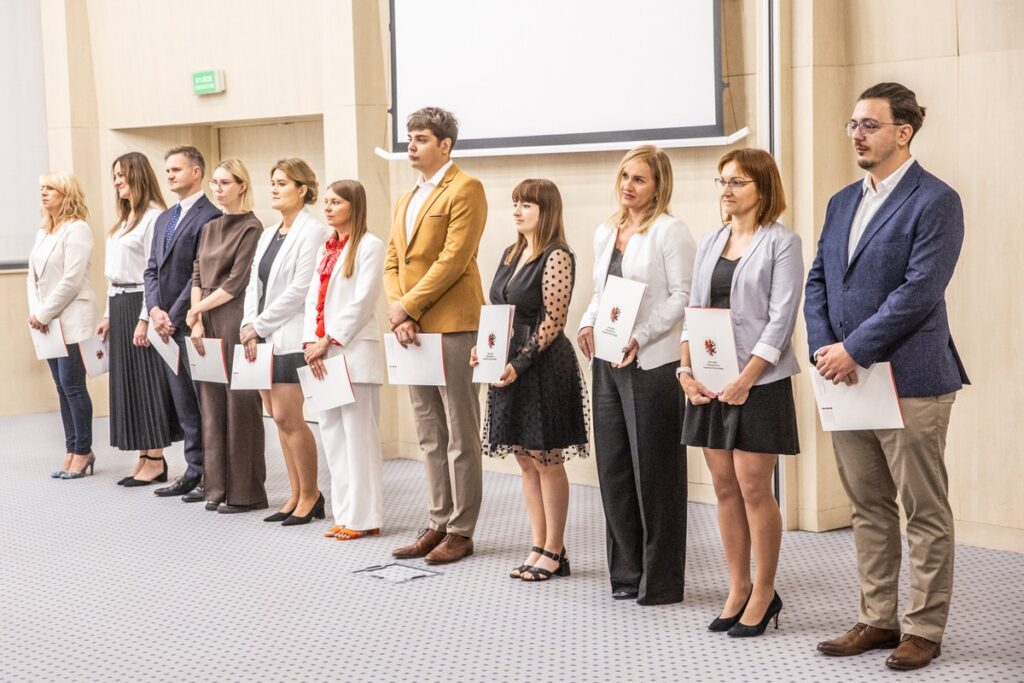 New officials taking their oath of office, 1 September 2025, photo: Andrzej Goiński/UMWKP